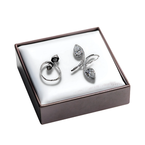 Classique en gros fiançailles mariage 2.17 Ct laboratoire cultivé bague en diamant 14K or blanc forme de poire bijoux éthiques et certifiés - Product Image 1