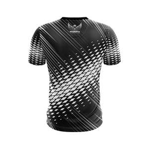 Camisetas tecnológicas de algodón 100% para hombre, Camiseta holgada de manga corta con cuello redondo, camiseta bordada con estampado personalizado alto para hombre - Product Image 2