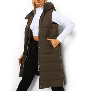 Dernier style Veste d'hiver matelassée longue pour femme personnalisée Imperméable Respirante Haute qualité - Product Image 5