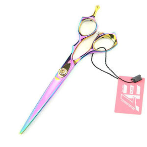 Tijeras Profesionales para Peluquería Canina 2026, Tijeras Curvas de Acero Inoxidable para Cortar el Pelo con Punta Afilada - Product Image 5