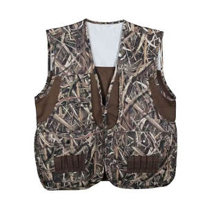 Chaleco de caza de cuero estilo cremallera de moda más vendido último diseño Chaleco de caza de cuero transpirable hecho a medida - Product Image 3