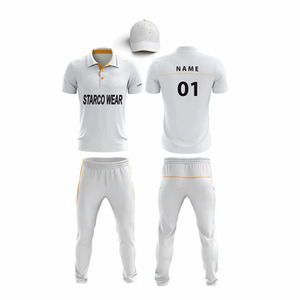 Uniforme de cricket personnalisé 100% à quantité minimale de commande bas pour hommes, nouveau design - Product Image 3
