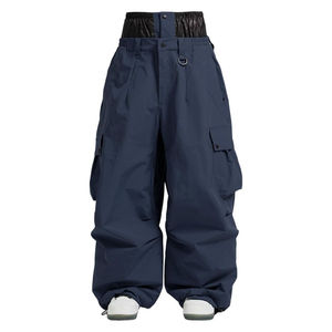 <b>Men</b> <b>Black</b> Color <b>Cargo</b> Trousers <b>Men</b> Loose Hip Hop Ski <b>Pants</b> Outdoor Stylish Breathable Multi Pocket <b>Pants</b> - Product Image 2
