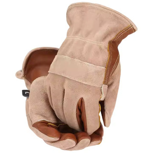 Guantes DE TRABAJO ignífugos de PVC personalizados de alta calidad unisex, guantes de trabajo de cuero de uso diario de estilo liso - Product Image 3