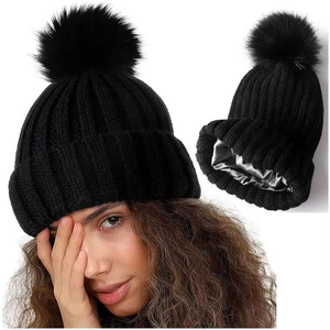 Casquettes de baseball en polyester/coton respirantes, à la mode, en tricot d'hiver, nouvelle conception, meilleure vente, confortables, coupe-vent, jacquard numérique - Product Image 3