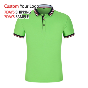 Logo brodé personnalisé, tricot vintage pour chemises, coton de qualité supérieure, séchage rapide, manches courtes pour hommes - Product Image 1