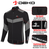 Camiseta térmica Roubaix de manga larga con logotipo personalizado, ropa de invierno para ciclismo, camiseta para montar en bicicleta con cremallera y bolsillos traseros
