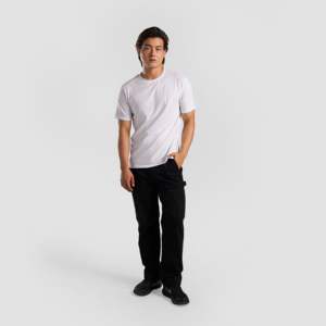 เสื้อยืดสีขาวแบบปรับแต่งได้พร้อมการพิมพ์ซิลค์สกรีนและดีไซน์ระบายอากาศได้ดี - Product Image 4
