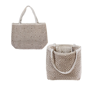 Sacs de plage en coton faits à la main avec deux sangles Nouvel arrivage d'Inde à la mode Sacs à main en coton faits à la main - Product Image 5