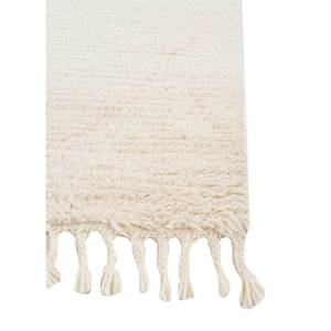 Alfombra de Lana Anudada a Mano Zuri Ivory, Color Sólido, Diseño Abstracto, Rectangular, para Entrada, Pasillo, Habitación Juvenil, SKWL-597 - Product Image 4