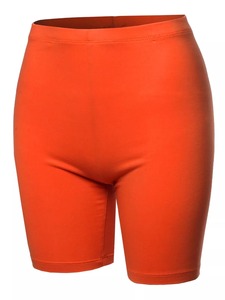 Women’s Custom High-Waisted Oxford Workout Shorts Quick Dry Breathable Activewear, Logo Print, Wholesale - Product Image 6