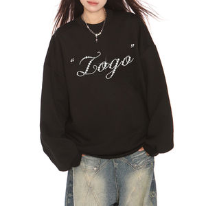 Surdimensionné femmes sweat à capuche coupe ample pull chaud polaire Streetwear décontracté à manches longues haut automne hiver - Product Image 5
