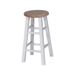 Vente en gros tabouret de bar en bois pour restaurant achat en gros tabourets hauts de bar ronds modernes tabourets ronds de cuisine dos nu - Product Image 3