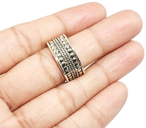 Shri Ashapura Jewels Bohemian Christian Sterling Silver 925 <b>Rings</b> for Women & Unisex Wedding Gift Jewelry - Product Image 4