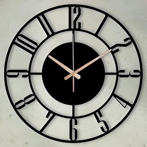 นาฬิกาแขวนผนังโลหะดีไซน์เนอร์ขายส่งยอดนิยม ของตกแต่งบ้านสุดพิเศษ งานศิลปะโลหะแขวนผนัง - Product Image 2
