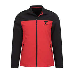Nouveau design de veste softshell imperméable pour l'extérieur col à capuche respirant vêtements de sport de fitness d'hiver teints à fermeture éclair légers et fins - Product Image 1