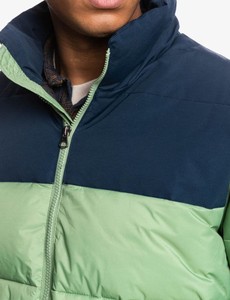 แจ็กเก็ตขนเป็ดสำหรับผู้ชายไซส์ใหญ่พิเศษงาน OEM วัสดุโพลีเอสเตอร์ย้อมสีแนววินเทจแบบปัก - Product Image 6