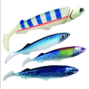 All'ingrosso Set di <span class=keywords><strong>esche</strong></span> pelagiche da 26cm 33cm testa di piombo <span class=keywords><strong>con</strong></span> una coda di Silicone grandi <span class=keywords><strong>esche</strong></span> da <span class=keywords><strong>pesca</strong></span> al tonno - Product Image 3