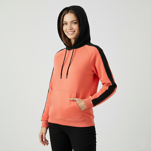 Customizable Hoodie Premium Middleweight Fleece Hoodie Raglan Sleeve Plain Pullover For Women Blank Hooded Sweatshirts Hoodies - Product Image 1