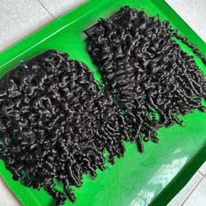 Cabello humano vietnamita crudo, paquete rizado, cabello humano de onda profunda, encaje Frontal, cabello humano, venta al por mayor, HD sin pegamento - Product Image 6