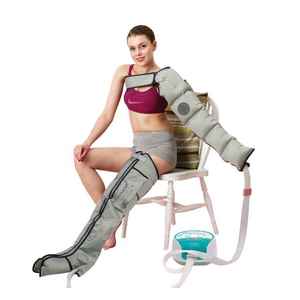 Masajeador de Manos Profesional de 5 Canales para Presoterapia y Recuperación Energética de Massage Energy (Blanco Azul) - Product Image 1