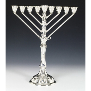 Décoration intérieure traditionnel candélabre en métal décor de table bougeoir en laiton poli de qualité supérieure 7 branches menorah bougeoir - Product Image 2