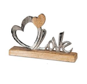 Letras del Alfabeto Navideñas de Aluminio y Madera Estilo Rústico para Decoración Navideña - Product Image 6