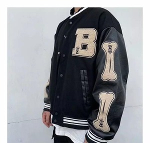 Varsity Jacket Femmes Baseball Uniforme Noir Outwear Veste Présidentielle À Séchage Rapide Varsity Veste Fermeture Éclair Toutes Les Tailles Disponibles - Product Image 2