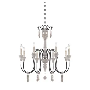 El más nuevo candelabro LED de Metal para interiores, decoración de iluminación de lujo para el hogar, techo de Villa, lámpara de iluminación elegante - Product Image 3