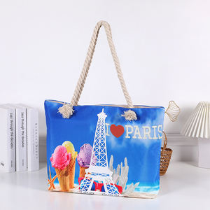 Grand <span class=keywords><strong>sac</strong></span> cabas France en toile avec logo personnalisé pour femmes <span class=keywords><strong>sac</strong></span> souvenir tour Eiffel i love <span class=keywords><strong>paris</strong></span> - Product Image 1