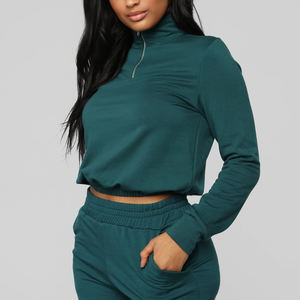 Conjunto Deportivo de Dos Piezas para Mujer, 100% Algodón, Transpirable, Ecológico, Antibacterial, de Secado Rápido, con Cierre, Superventas 2022 - Product Image 6