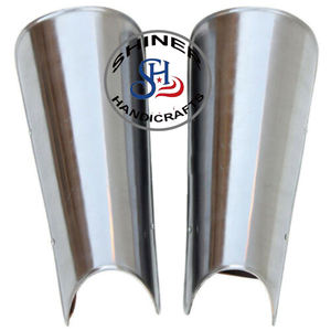 Armadura Medieval para Piernas DE LA Mejor Calidad, Conjunto de Caballero Cruzado de Acero y Hierro de Calibre 18, Hecho a Mano - Product Image 1