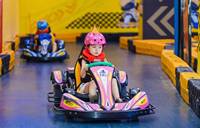 Go Kart Eléctrico de 4 Tiempos con Tracción por Cadena para Carreras, Uso Comercial en Interiores/Exteriores para Adultos