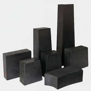 Horno de arco eléctrico de buena conductividad, refractario, Periclasa, magnesia, carbono, ladrillo sin cocer para parches de horno eléctrico