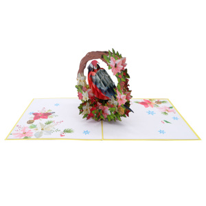 Noel 3D Pop up Art Paper Card Artesanías Vietnam Custom Laser Cut Top Trend Gifts Crafts Best Choice Product Impresión offset - Product Image 2