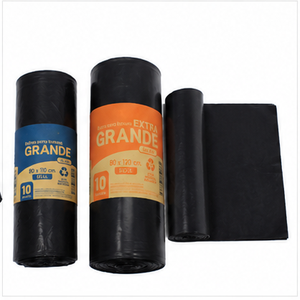 Kangle Custom size black drawstring New design heavy duty bag Leak proof <b>kitchen</b> Garbage Bag Heavy Duty Leak Proof Household - Product Image 5