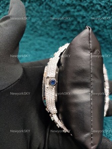 Antique Fully Iced Luxury Stainless Steel Watch <b>for</b> <b>Men</b> Premium Quality VVS Clarity Moissanite Diamond <b>Studded</b> Mechanical Style - Product Image 4