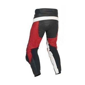 Pantalon de moto en cuir imperméable et respirant de haute qualité avec logo personnalisé et design pour hommes - Product Image 5