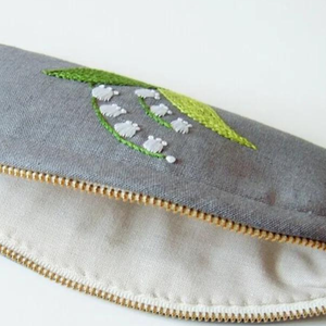 Hand Embroidered Linen Bag With Embroidery Different Colors Linen <b>Backpack</b> 100% Soft Washed Linen OEM Made in Vietnam - Product Image 6