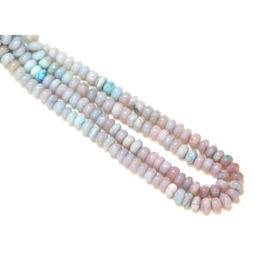 Magnifiques perles rondes lisses en opale rose et bleue, 7-11 mm, perles en opale rose et bleue lisses, qualité AAA - Product Image 4