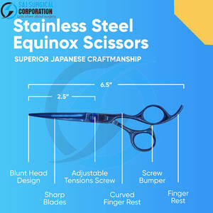 Tijeras de corte de pelo de diseño personalizado Tijeras de corte de pelo más vendidas Mejor producto Tijeras de corte de pelo - Product Image 3