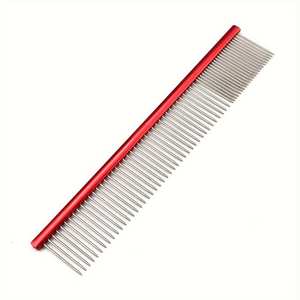 Pet <b>Grooming</b> Comb Long and Short Stainless Steel Teeth Pet <b>Dog</b> <b>Grooming</b> Greyhound Hair Comb\Pet Supplies - Product Image 1