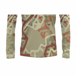 Sublimación completa de impresión al por mayor de manga larga Camiseta de los hombres ropa deportiva personalizada tiro camisa y costura - Product Image 5