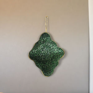 Oferta Especial: Adornos Navideños Pinkweave Hechos a Mano con Cuentas, Personalizables en Color y Tamaño, Diseño Moderno, Decoración Festiva Colgante - Product Image 3