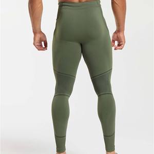 Venta al por mayor Hombres Fitness Leggings Cintura elástica Leggings Deporte Running Leggings para hombres Tallas grandes - Product Image 4