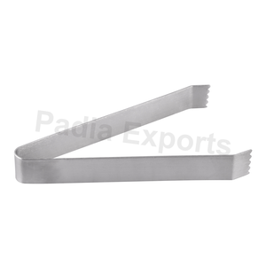 Sleek <b>Grip</b> Metal <b>Ice</b> Tong for Bars Parties & Entertaining Essential Utensil Tool - Product Image 1