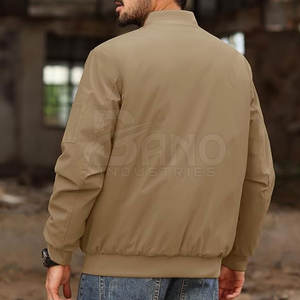 Chaqueta Bomber de Invierno 2026 de Bajo Precio, Personalizable con Logotipo Frontal, Forro Polar, Secado Rápido, Transpirable, con Forro de Cuero de Alta Calidad para Hombre - Product Image 4
