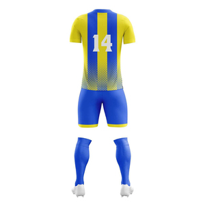 Maillots de football personnalisés en polyester 100% pour adultes et jeunes, ensembles complets de tenues de football, uniformes de football pour hommes et femmes - Product Image 3