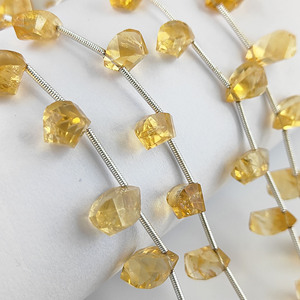 Citrine 10x5mm Fancy <b>Shape</b> <b>Twisted</b> Beads Jewelry Making Rondelle 12-14 Beads in a 8 Inches Strands Handmade Citrine <b>Twisted</b> Bead - Product Image 4