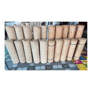 ตาข่ายหวายทำจากหวายสานทรงสี่เหลี่ยมทำจากหวายม้วนตาข่ายธรรมชาติ - Product Image 1